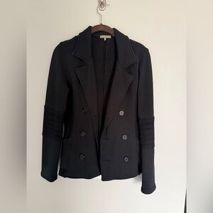 James Perse Cotton black jacket Sz 2